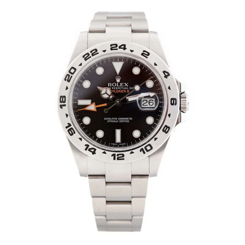 rolex explorer ii black dial sku 7142 1 1