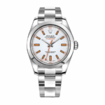Rolex Milgauss White Dial Unitedluxury Front 2