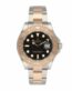 rolex yacht master 116621 rose gold automatic brown dial replica 1 1