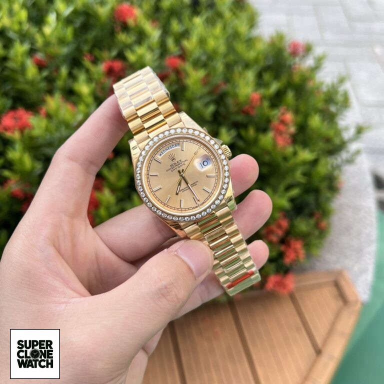 Dong Ho Rolex Day Date Nam Dinh Da Mau Vang Champagne 40mm 3 768x768 1