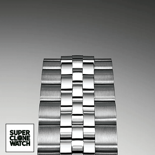rolex datejust 279384RBR white gold automatic dark grey diamond dial jubilee replica bracelet