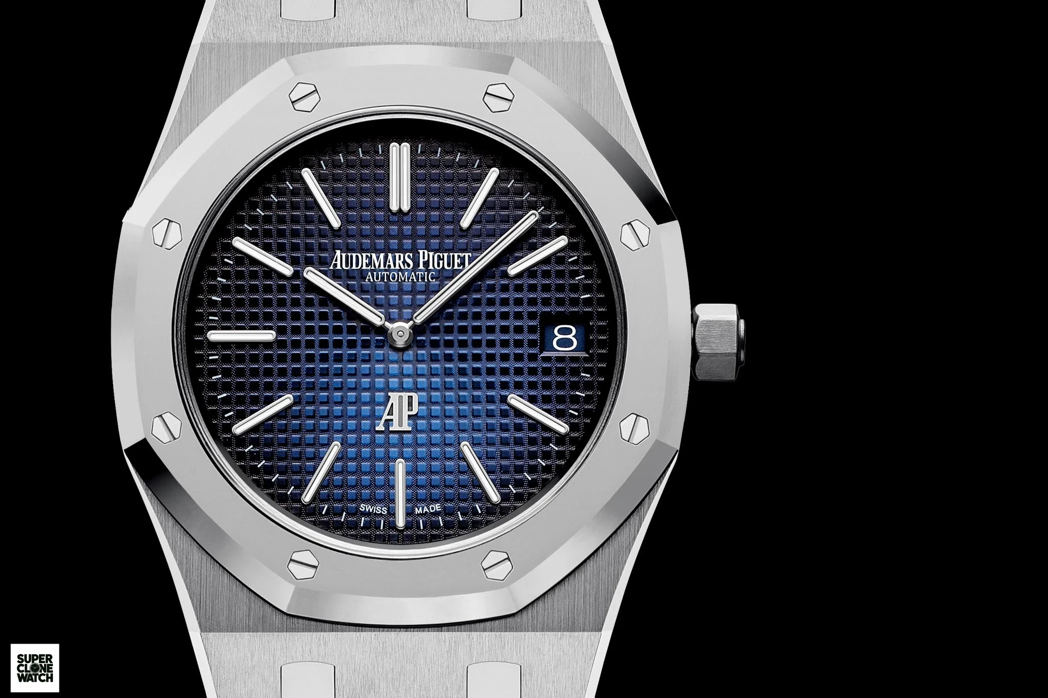 Audemars Piguet Royal Oak Jumbo Extra Thin 15202IP titanium smoked blue dial SIHH 2018 1