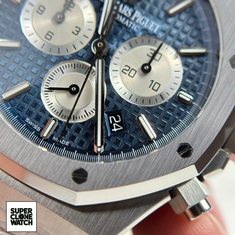 Dong Ho Audemars Piguet Replica 11 Royal Oak 26331 Chronograph Mat Xanh Blue 41mm 11 768x768 1