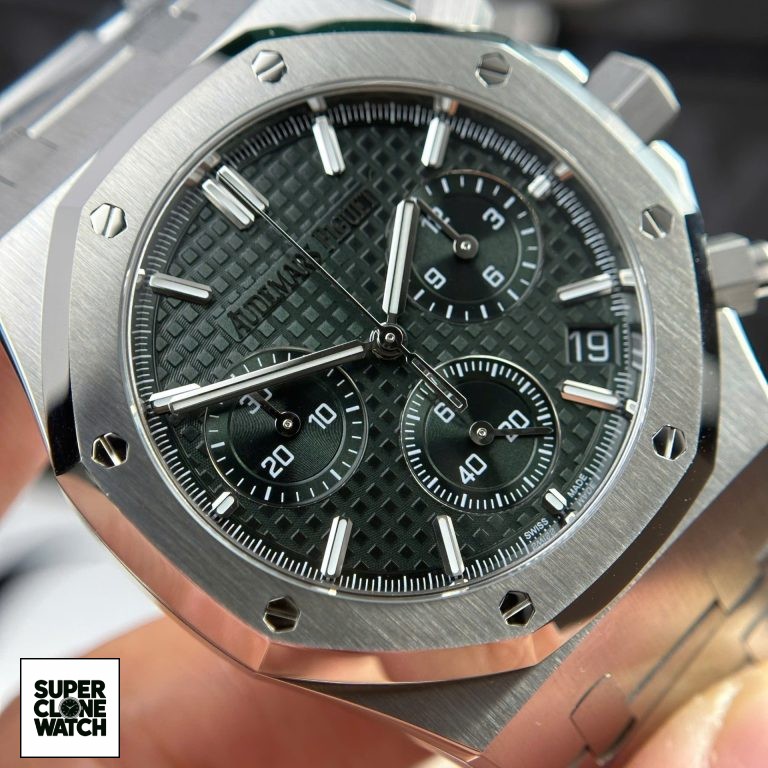 Dong Ho Audemars Piguet Royal Oak 26240ST Mat Xanh La May Mong New 2025 41mm 3 768x768 1