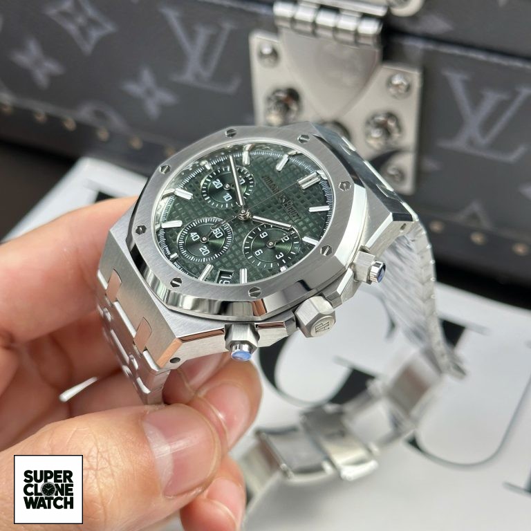 Dong Ho Audemars Piguet Royal Oak 26240ST Mat Xanh La May Mong New 2025 41mm 4 768x768 1