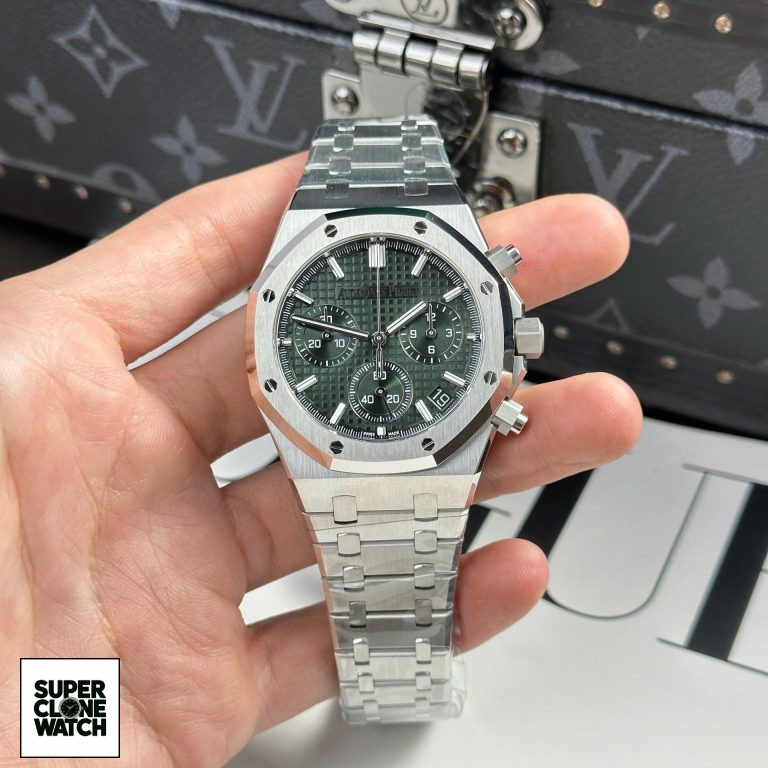 Dong Ho Audemars Piguet Royal Oak 26240ST Mat Xanh La May Mong New 2025 41mm 6 768x768 1