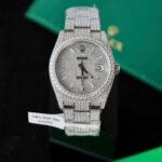 Dong Ho Rolex DateJust Replica 11 Dinh Full Kim Cuong Nhan Tao Hong Kong 41mm 2 768x838 1