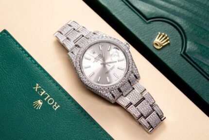 Rolex Datejust 126334 41mm With Full Moissanite Diamonds