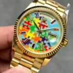 Dong Ho Rolex Day Date 128238 Che Tac Mat So Puzzle Emoji Jigsaw Motif 36mm 8 768x576 1