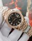 Dong Ho Rolex Day Date Mat Nham Thach Che Tac Boc Vang That Xuong QF 40mm 2 768x768 1