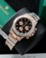 Dong Ho Rolex Daytona Mat Den Che Tac Boc Vang Dinh Kim Cuong Moissanite Baguette 40mm 2 768x768 1