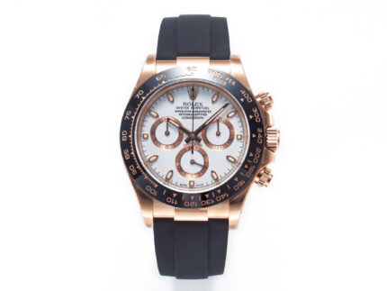 Daytona 116518 Clean Factory 1:1 Best Edition White Dial on Oysterflex Rubber Strap