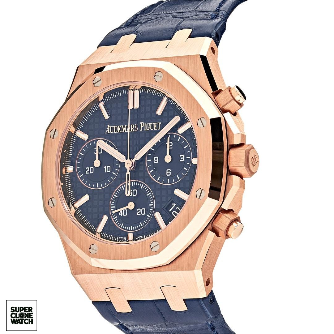 audemars piguet royal oak 26240or oo d315cr 01 chronograph 50th anniversary rose gold blue dial 2022 audemars piguet 41267809747188