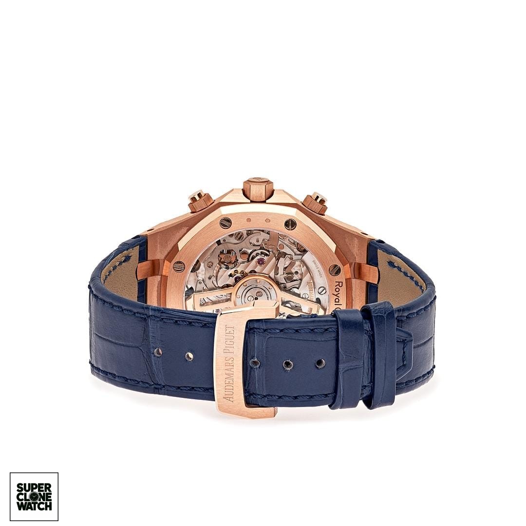 audemars piguet royal oak 26240or oo d315cr 01 chronograph 50th anniversary rose gold blue dial 2022 audemars piguet 41267809779956
