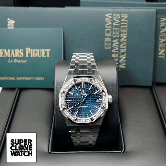 audemars piguet royal oak selfwinding blue 15451ST ZZ 1256ST front
