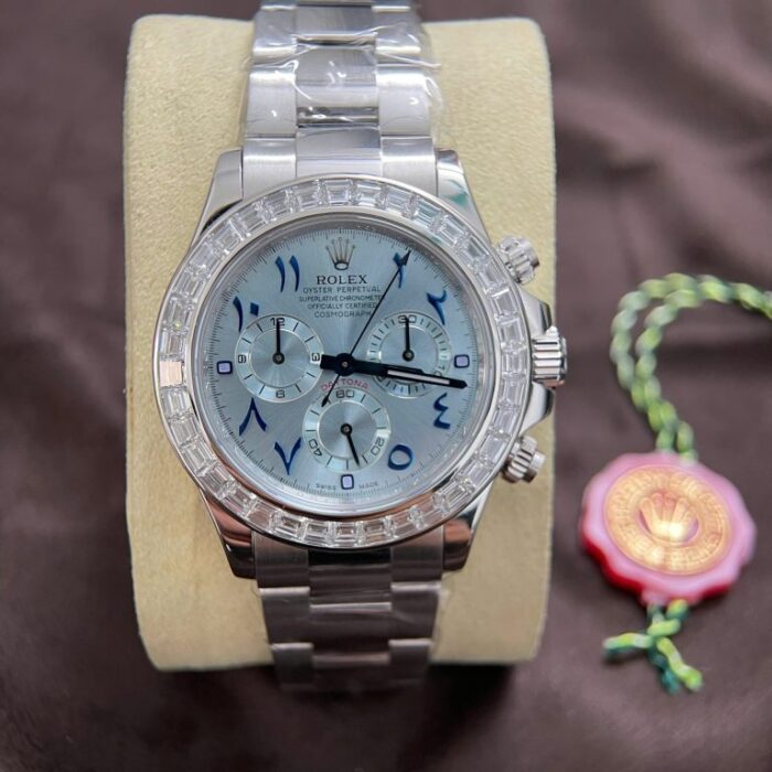 Dong Ho Rolex Daytona Che Tac Vang Trang 18K Nguyen Khoi Dinh Kim Cuong Baguette 40mm 2 768x768 1