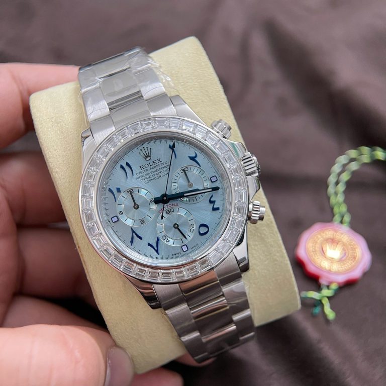 Dong Ho Rolex Daytona Che Tac Vang Trang 18K Nguyen Khoi Dinh Kim Cuong Baguette 40mm 8 768x768 1