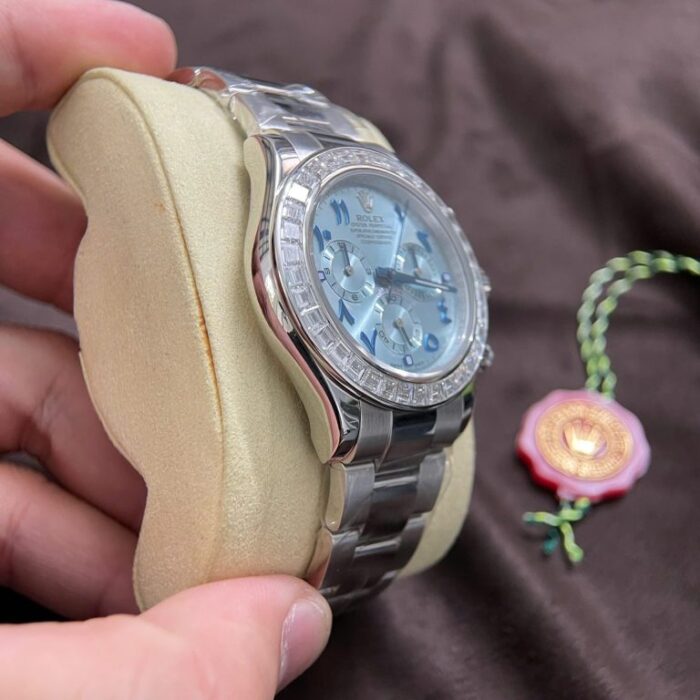 Dong Ho Rolex Daytona Che Tac Vang Trang 18K Nguyen Khoi Dinh Kim Cuong Baguette 40mm 9 768x768 1