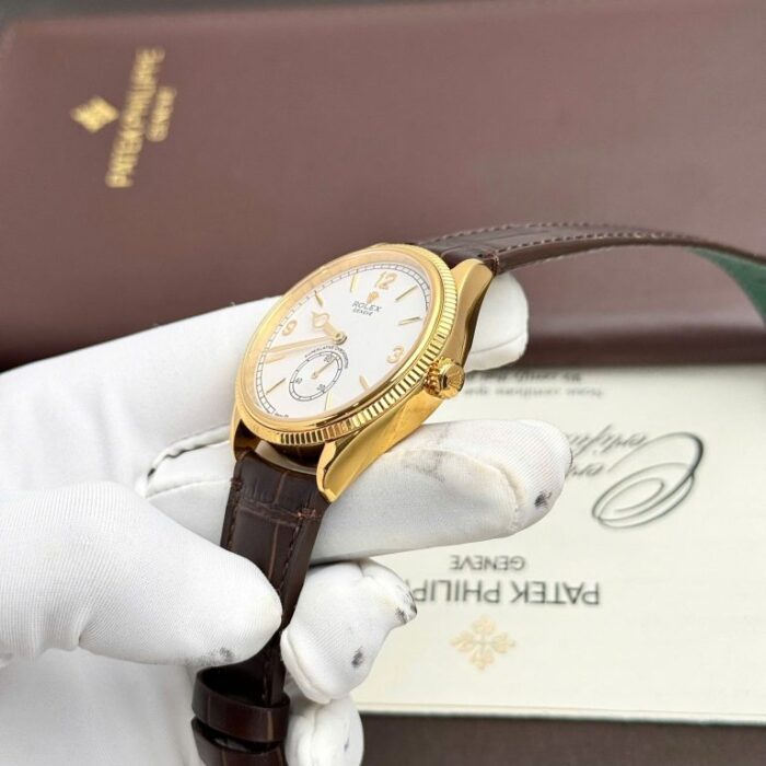 Dong Ho Rolex Perpetual 1908 Clone 11 Ma Vang Mat Trang 39mm 3 768x768 1