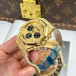 Dong Ho Audemars Piguet Che Tac Royal Oak Chronograph Frosted Gold 26240 Mat Vang Xuong APS 41mm 4 768x768 1