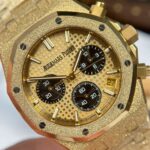 Dong Ho Audemars Piguet Che Tac Royal Oak Chronograph Frosted Gold 26240 Mat Vang Xuong APS 41mm 6 768x768 1