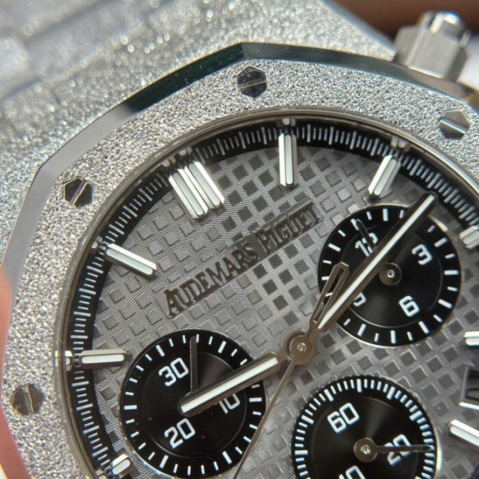 Dong Ho Audemars Piguet Rep 11 Royal Oak Chronograph Frosted Gold 26240 Mat Xam APS Factory 41mm 5 768x768 1