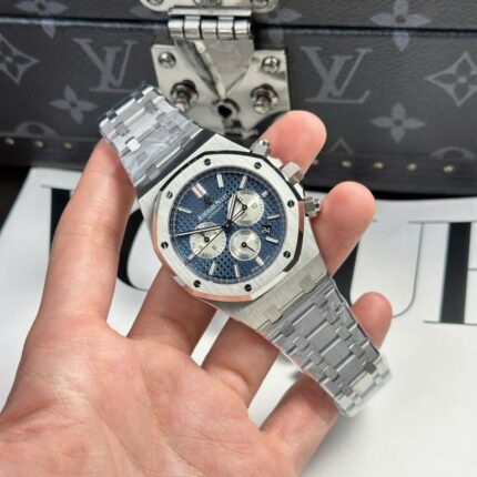 Dong Ho Audemars Piguet Replica 11 Royal Oak 26331 Chronograph Mat Xanh Blue 41mm 3 768x768 1