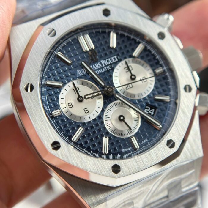 Dong Ho Audemars Piguet Replica 11 Royal Oak 26331 Chronograph Mat Xanh Blue 41mm 5 768x768 1