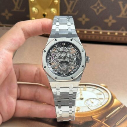 Dong Ho Audemars Piguet Replica 11 Royal Oak Tourbillon 26735 Mat Skeleton 41mm 1 768x768 1