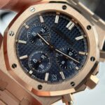Dong Ho Audemars Piguet Royal Oak 26240 Replica 11 Mau Vang Hong Mat Xanh Blue APS 41mm 3 768x768 1